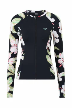 Roxy Svømmeoverdel LS Zip Lycra