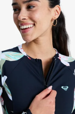 Roxy Svømmeoverdel LS Zip Lycra