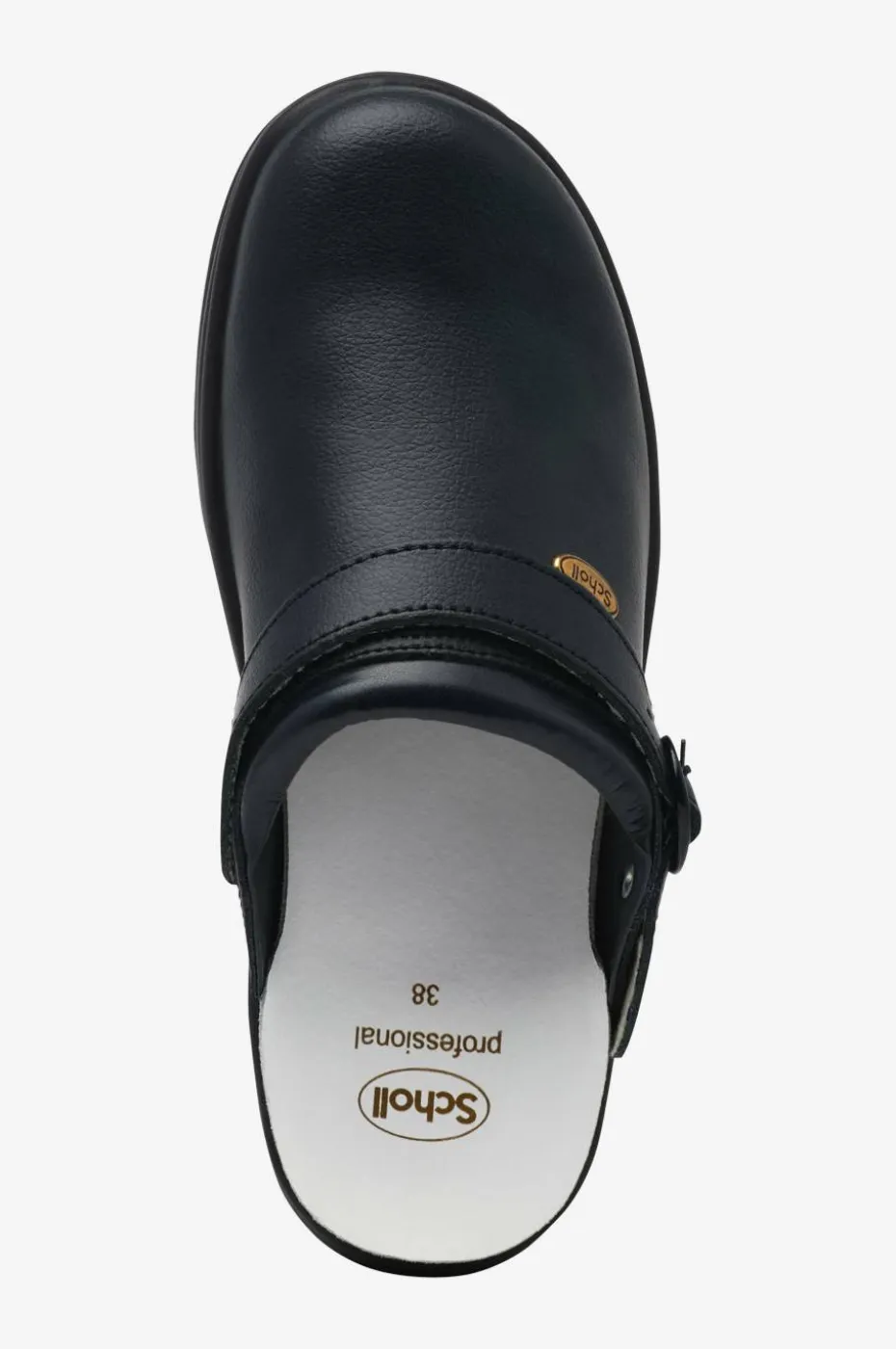 Scholl New Bonus tøffel av skinn, 36-42