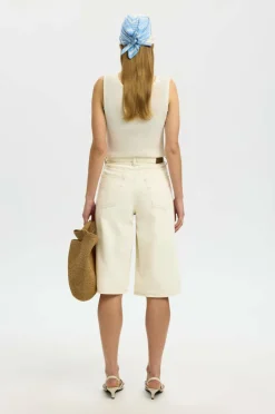 Selected Women Jeans-shorts slfTenna MW Bermuda