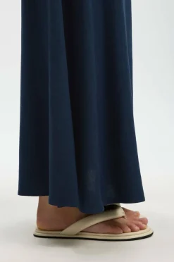 Selected Women Maxi skjørt slfViva HW Ankle Linen Blend Skirt
