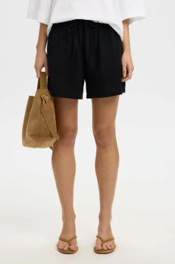 Selected Women Shorts slfLuisa-linnie Linen Blend Shorts