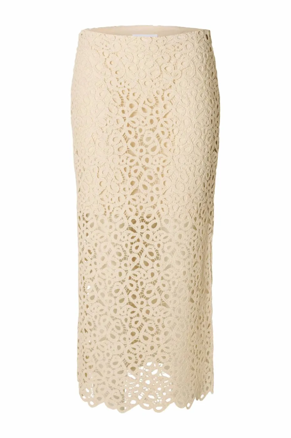 Selected Women Skjørt slfAlima HW Midi Crochet Skirt