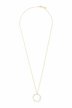 Snö of Sweden Halskjede Lorrie Big Round Crystal Neck 60 cm