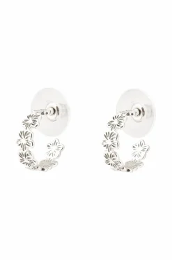Snö of Sweden Øredobber Flora Daisy Small Oval Ear