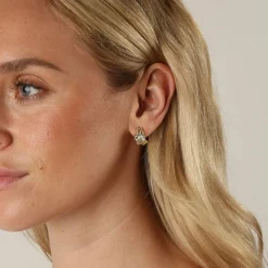 Snö of Sweden Øredobber Lauren Oval Ear Plain