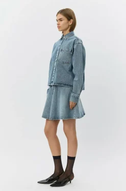 Sofie Schnoor Denim jakke Nashsw Denim Boxy Shirt