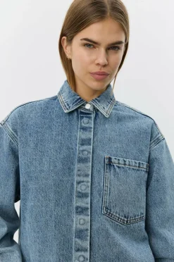Sofie Schnoor Denim jakke Nashsw Denim Boxy Shirt