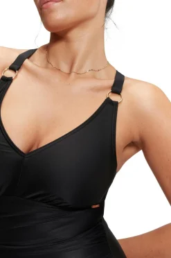 Speedo Badedrakt Womens Shaping V Neck 1 Piece