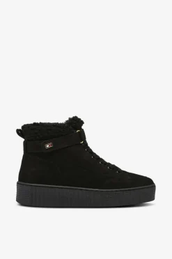 Tommy Hilfiger Boots Faux Fur Nubuck Low Lace-up