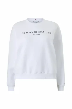 Tommy Hilfiger Curve Collegegenser Crv Corp Logo Mdrn Swtsrt