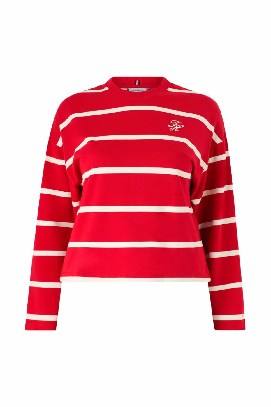 Tommy Hilfiger Curve Collegegenser Crv TH Script Mdrn Terry Swtshrt