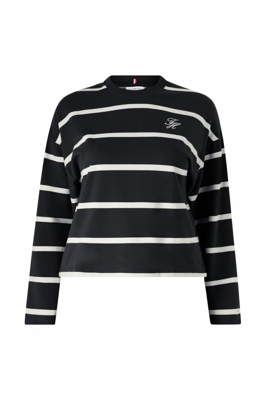 Tommy Hilfiger Curve Collegegenser Crv TH Script Mdrn Terry Swtshrt