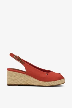 Tommy Hilfiger Sandaletter Flag Mid Wedge Espad Slingback