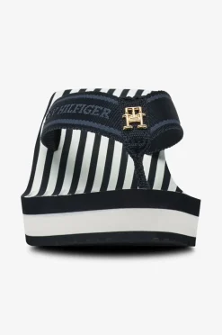 Tommy Hilfiger Sandaletter TH Stripes Wedge Beach Sandal