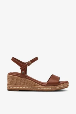Tommy Hilfiger Sandaletter Mid Wedge Espad Leather