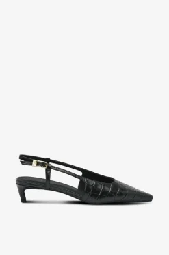 Tommy Hilfiger Slingbackser Croc Slanted Heel