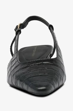 Tommy Hilfiger Slingbackser Croc Slanted Heel