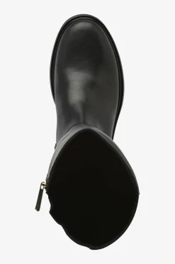 Tommy Hilfiger Støvler TH Logo Leather Long Boot