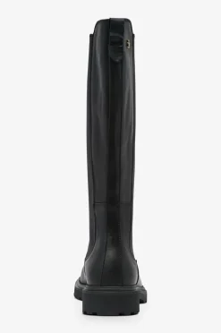 Tommy Hilfiger Støvler TH Lthr Cleated Long Boot