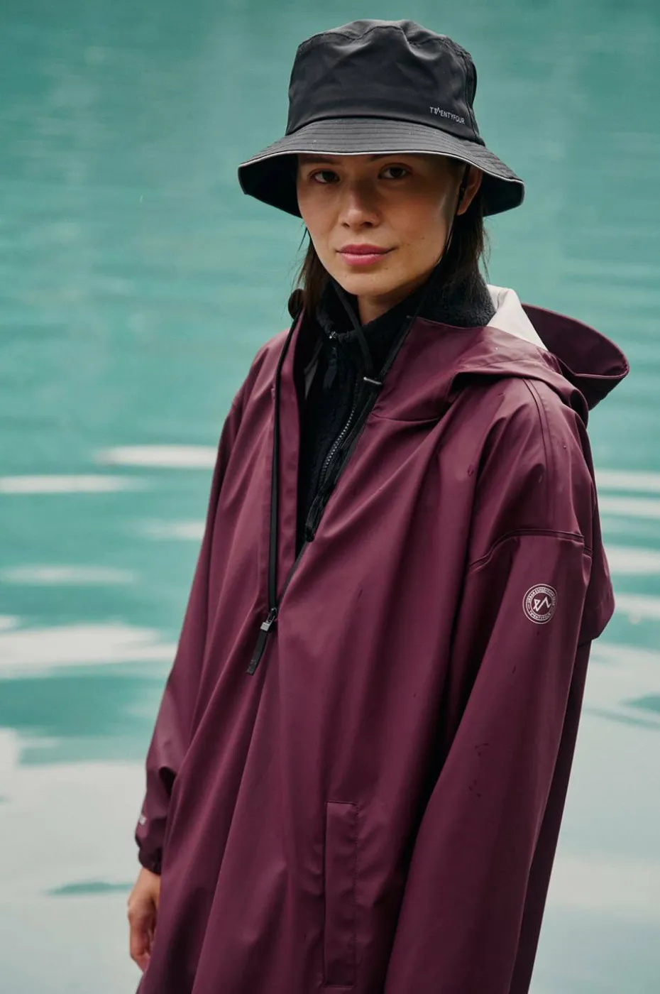 Twentyfour Regnjakke Mode PU Poncho W