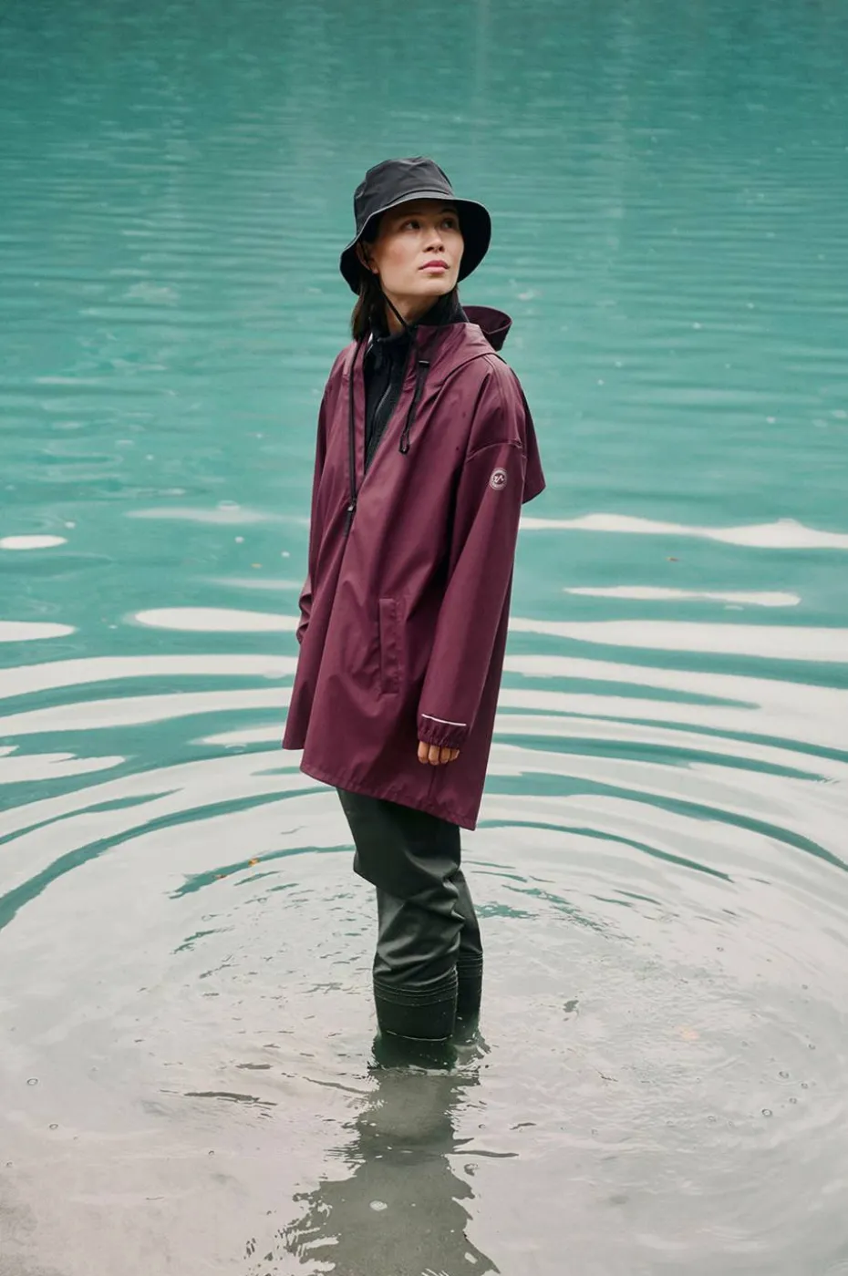Twentyfour Regnjakke Mode PU Poncho W