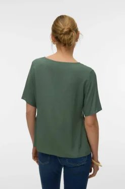 Vero Moda Bluse vmAlba SS Peplum Wvn