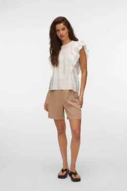 Vero Moda Bluse vmBliss S/L Detail Top Wvn
