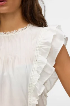 Vero Moda Bluse vmBliss S/L Detail Top Wvn
