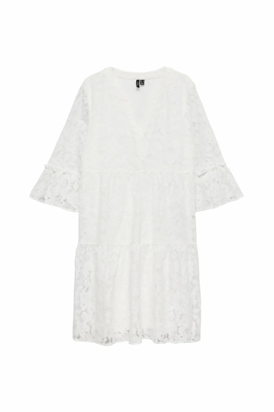 Vero Moda Curve Blondetunika vmHoney Lace 3/4 V-neck Tunic Wvn