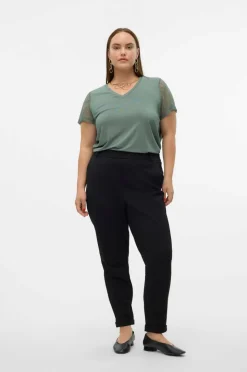 Vero Moda Curve Bukser vmMaya MR Loose Solid Pant