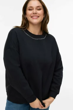 Vero Moda Curve Collegegenser vmClotte Trina LS