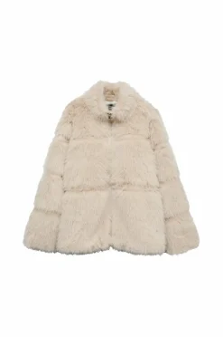 Vero Moda Curve Jakke i fuskepels vmcKaja Short Cur