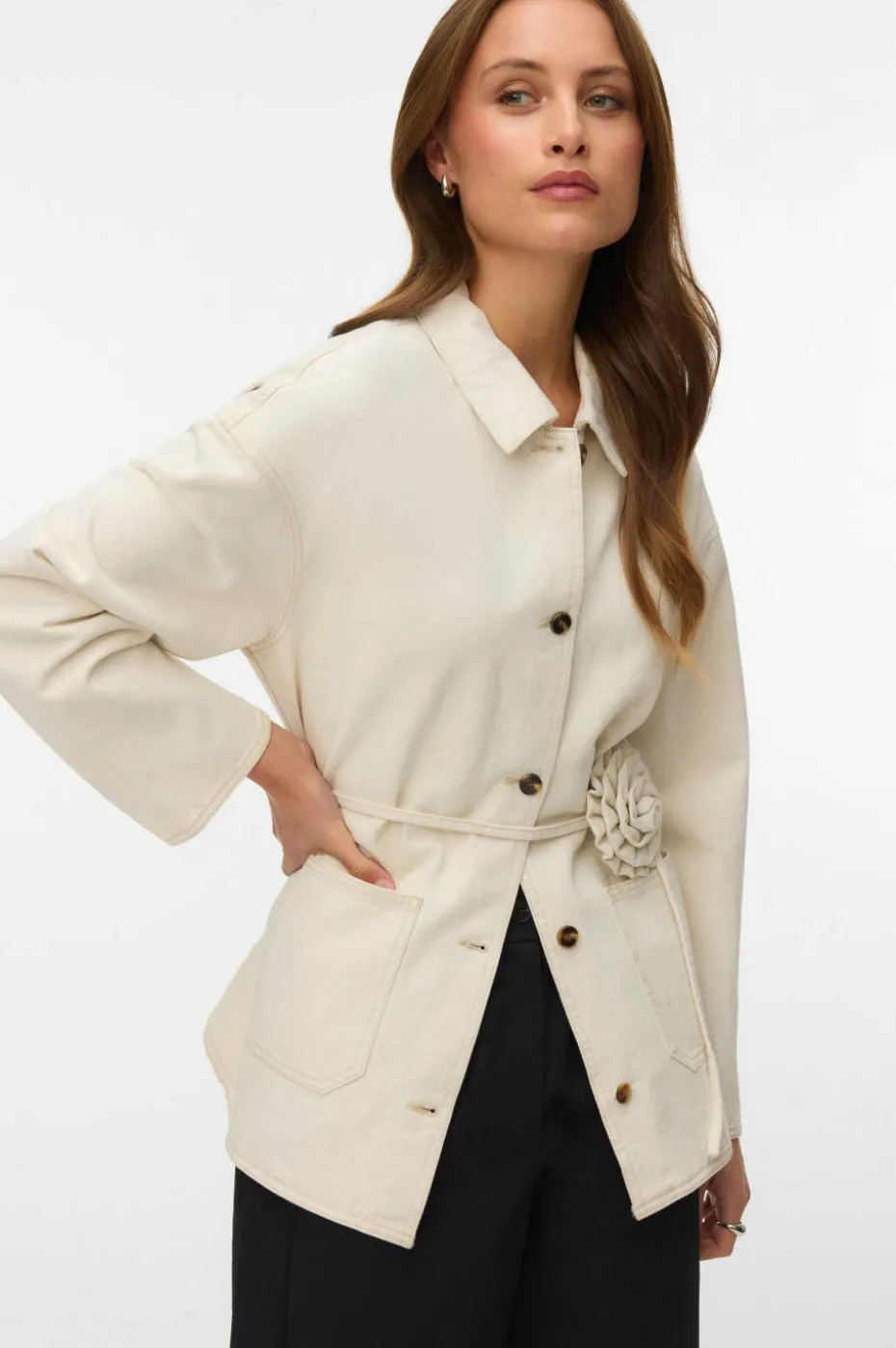 Vero Moda Denim jakke vmSazzy LS Rose Belt
