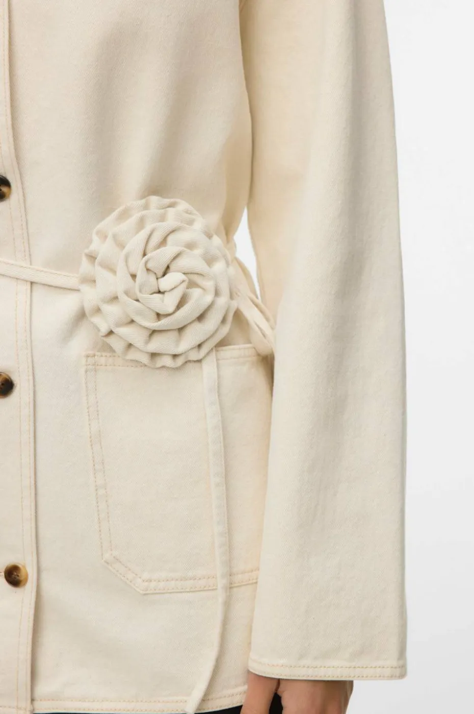 Vero Moda Denim jakke vmSazzy LS Rose Belt