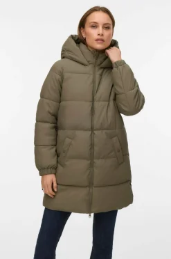 Vero Moda Dun jakke vmGretafie 3/4 Coated Jacket