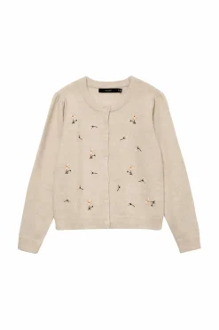Vero Moda Kardigan vmFiorella Emb LS O-neck Short Card