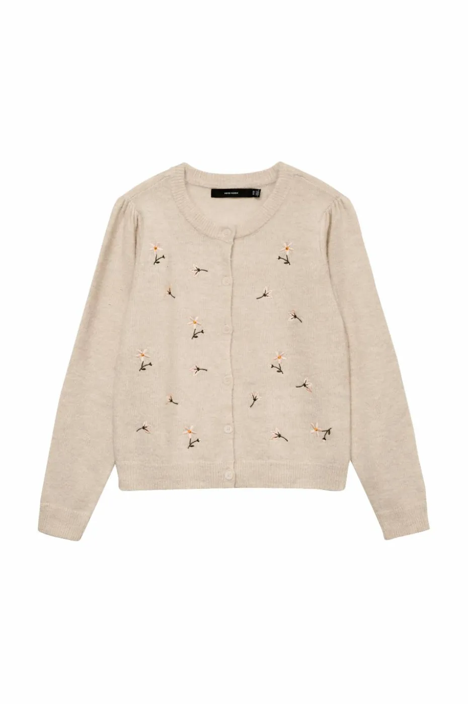 Vero Moda Kardigan vmFiorella Emb LS O-neck Short Card
