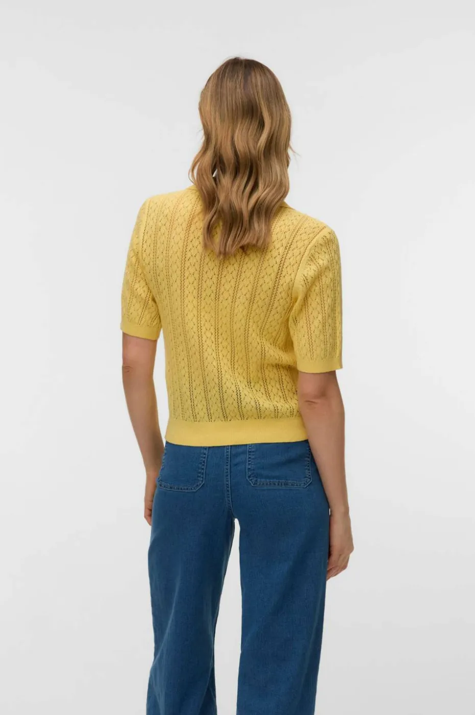 Vero Moda Kardigan vmLux Light 2/4 Poloneck Pull. SE