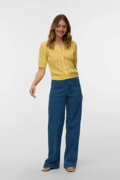 Vero Moda Kardigan vmLux Light 2/4 Poloneck Pull. SE