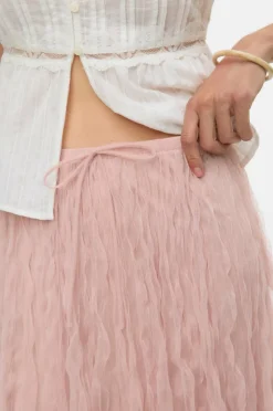 Vero Moda Maxi skjørt vmCaralia HW Mesh Skirt