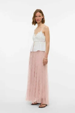 Vero Moda Maxi skjørt vmCaralia HW Mesh Skirt