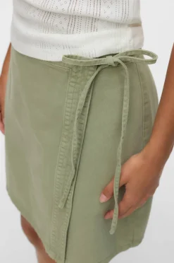 Vero Moda Omslagsskjørt vmLiza MR Short Denim Wrap Skirt
