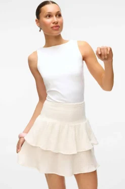 Vero Moda Skjørt vmNatali HW Smock Short Wvn N