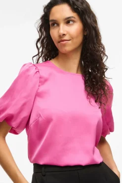 Vila Bluse viEllette 2/4 Satin Puff Top