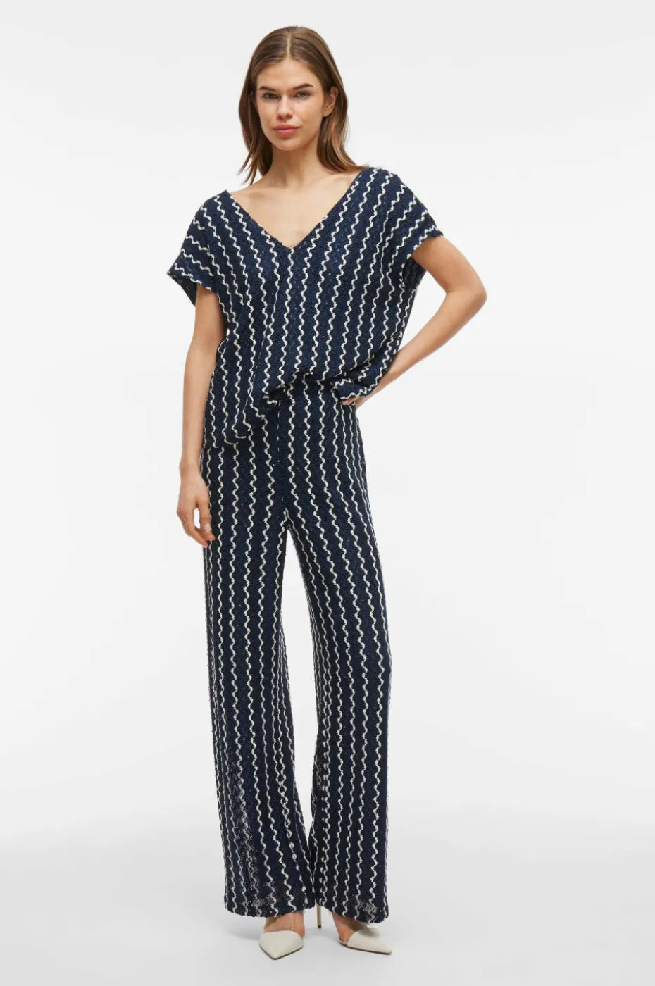 Vila Bukse viEllen HW Wide Fit Pants