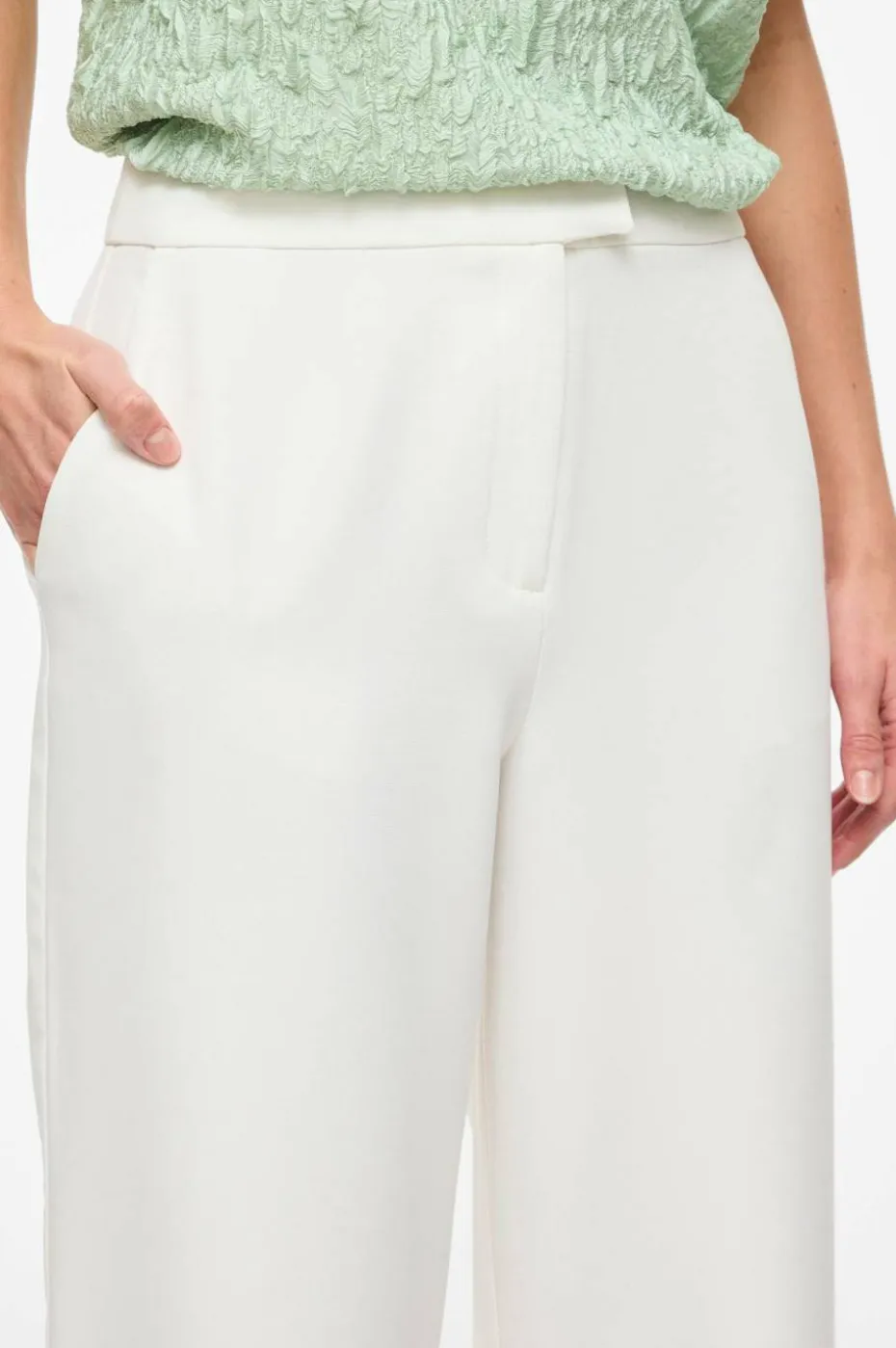 Vila Bukser viGery Winnie HW Wide Pants