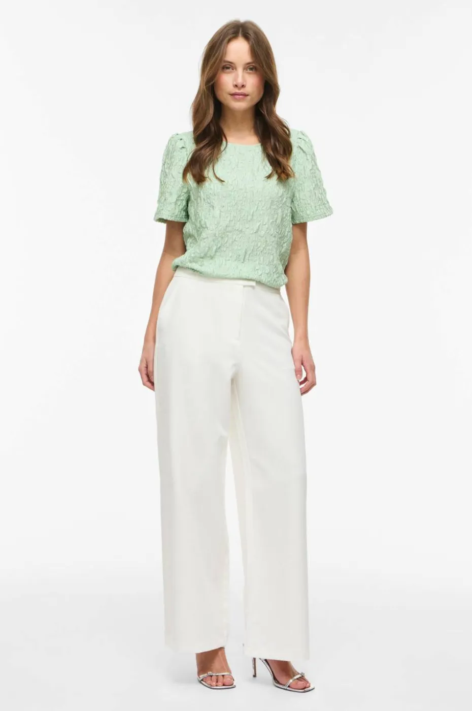 Vila Bukser viGery Winnie HW Wide Pants