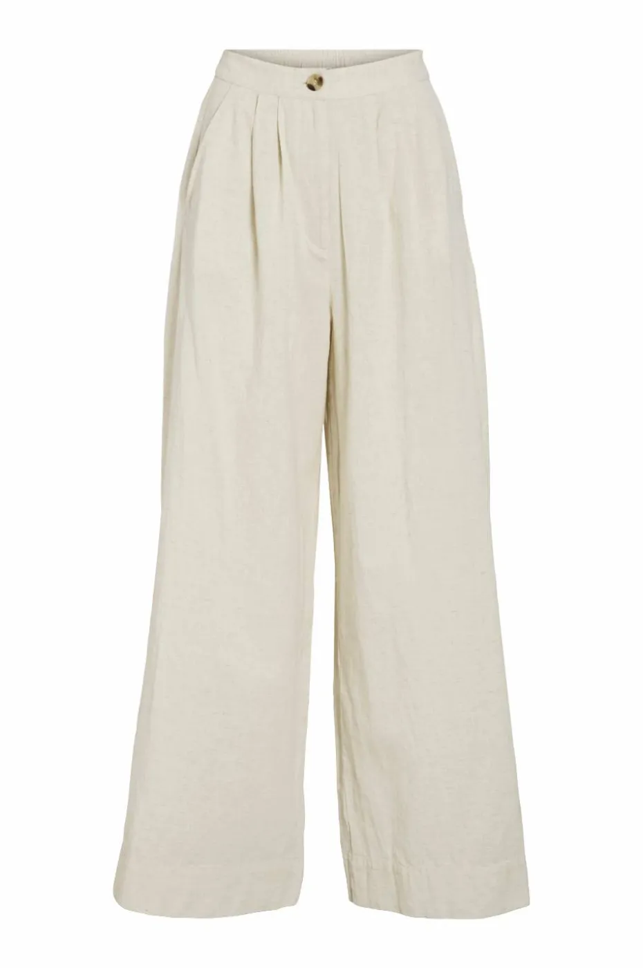 Vila Bukser vitni HW Wide Pants