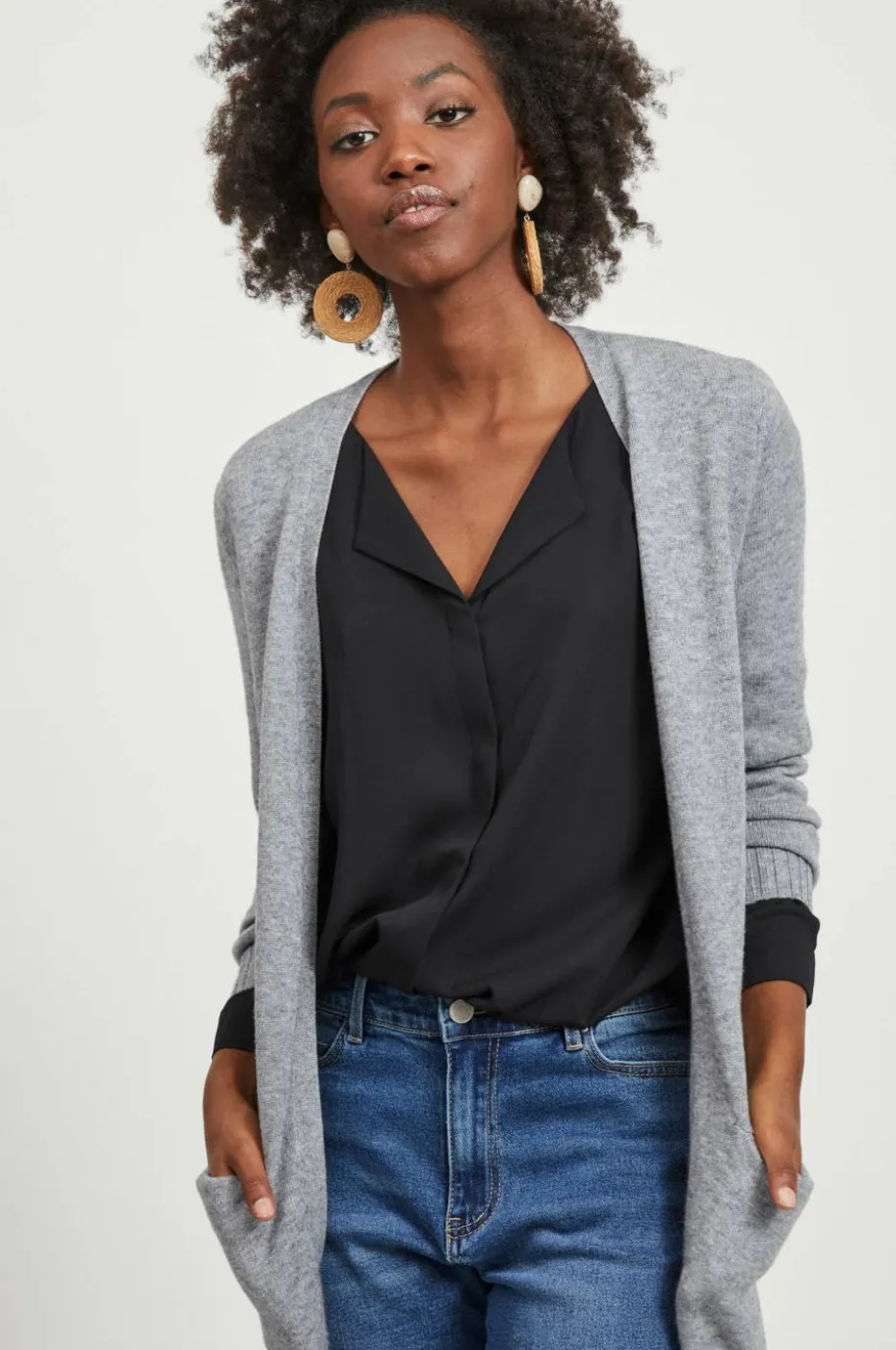 Vila Cardigan viRil L/S Long Knit